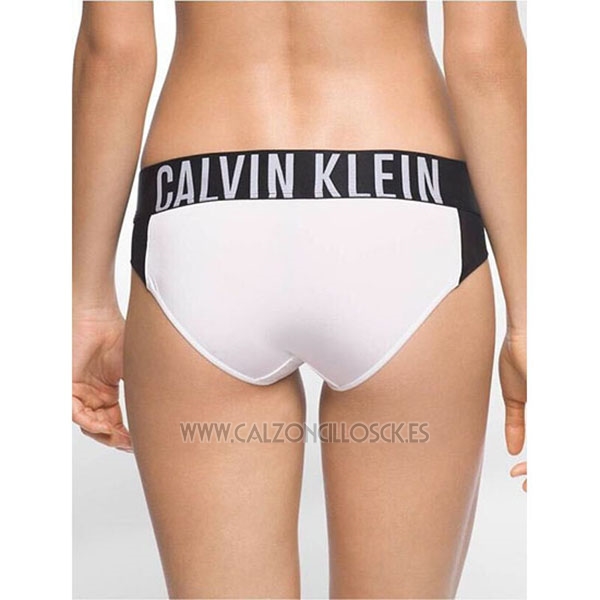 Conjunto Sujetador y Slip Calvin Klein Mujer Negro Blanco 